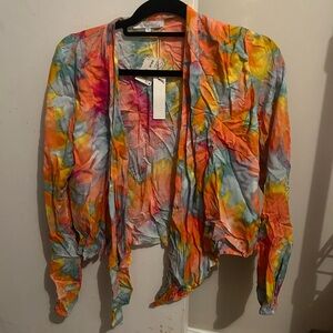 NWT Tie-dye top